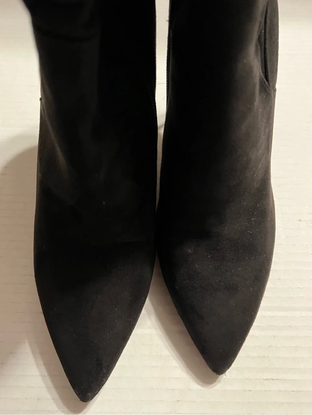 Jessica Simpson Black Faux Suede Over the Knee Boots